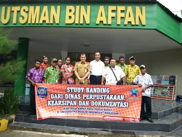 Perpustakaan Raja Ampat Kunjungi Perpustakaan UMI 