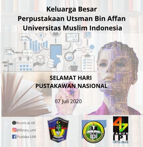 SELAMAT HARI PUSTAKAWAN KEPADA SELURUH PUSTAKAWAN INDONESIA