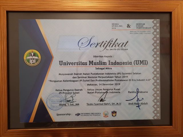PERPUSTAKAAN UTSMAN BIN AFFAN UMI MENJADI MITRA TERBAIK